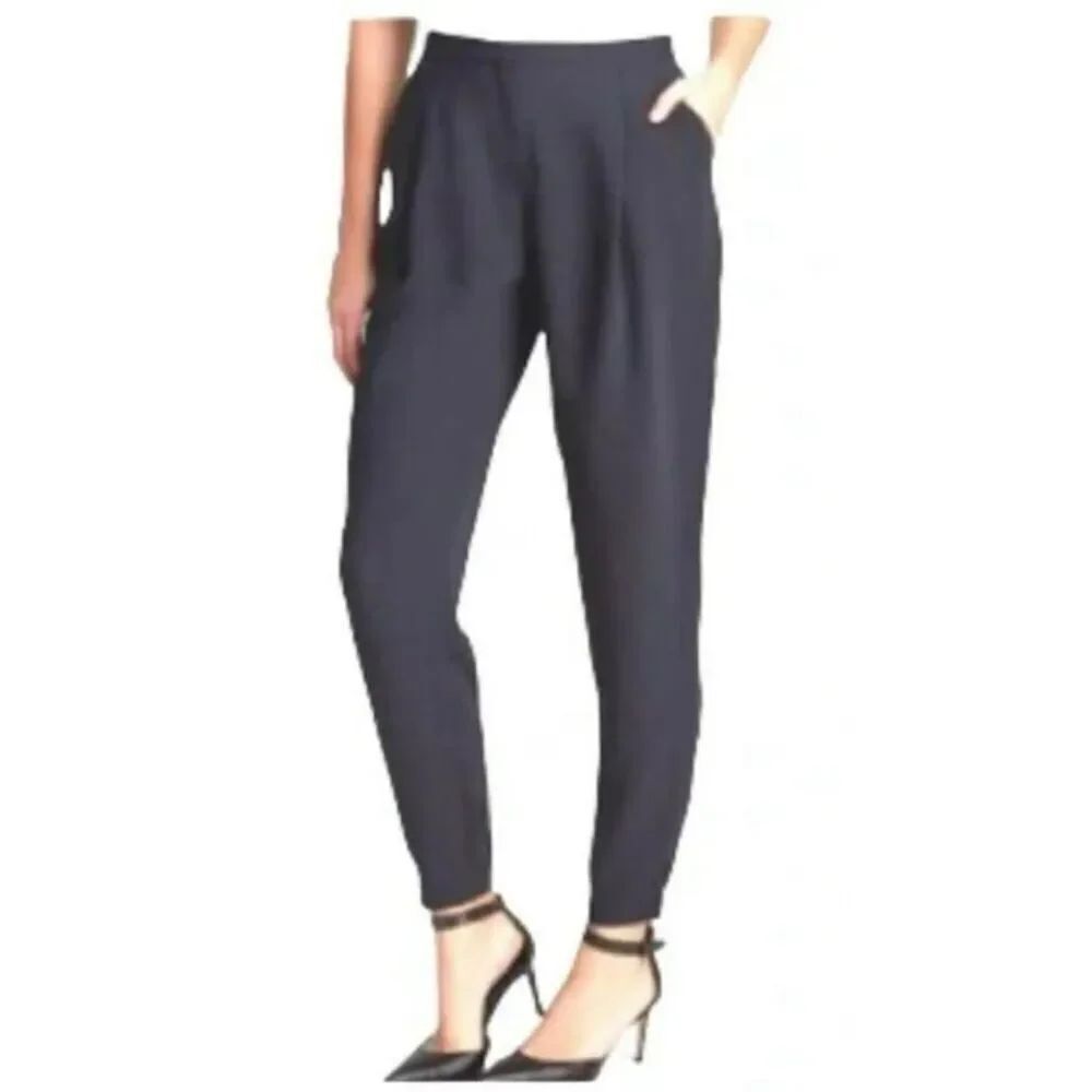 ✨T Tahari Women's Grey and Black Sz 8 Trousers✨
